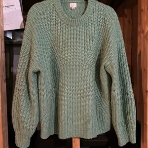 A New Day light green sweater so L